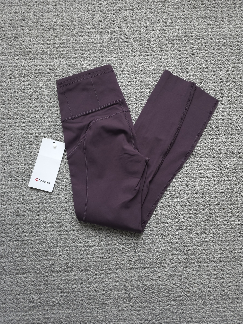 lululemon Fast & Free 7/8 Tight II in Vintage Grape